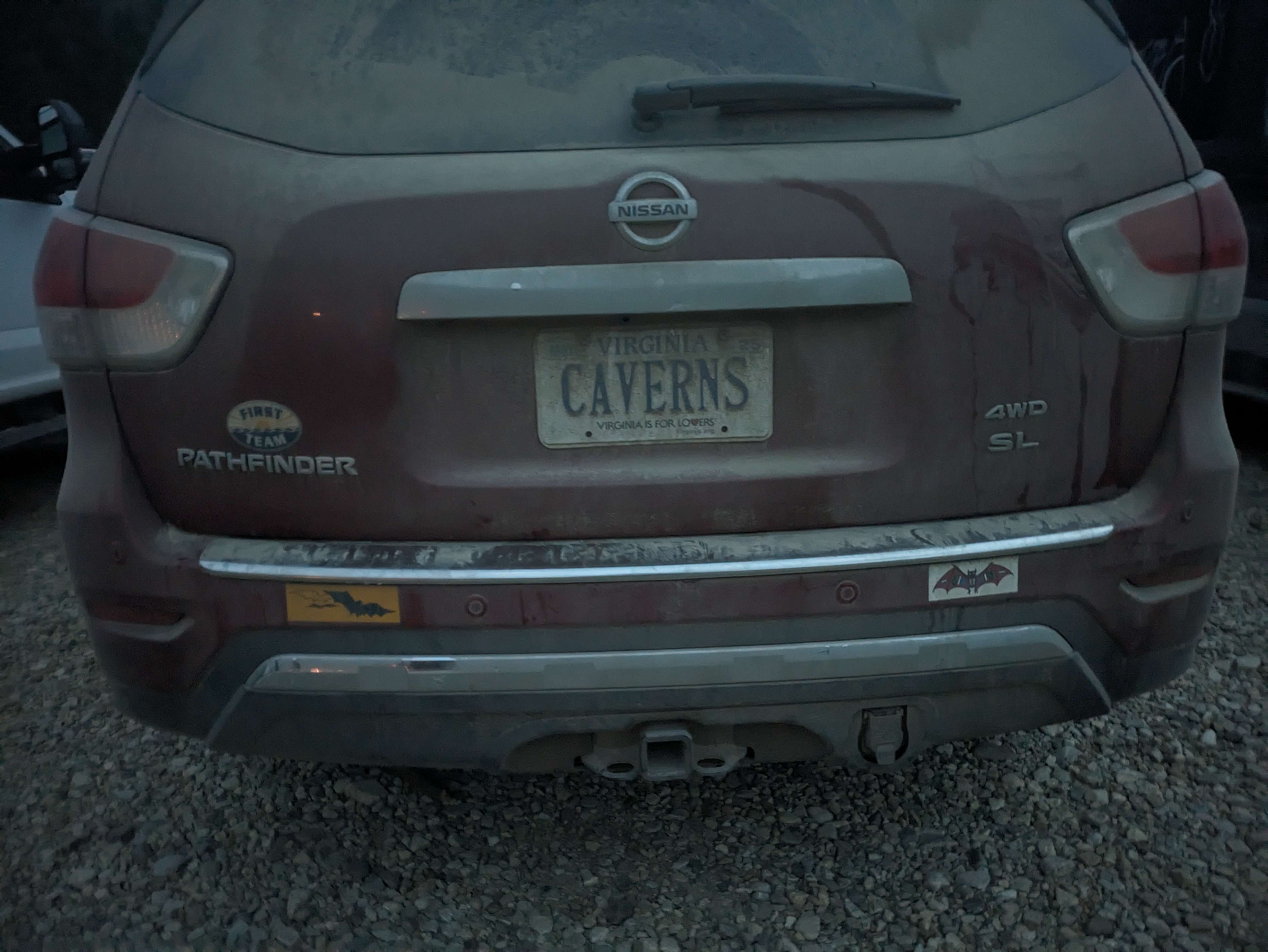 Caves rock license plate